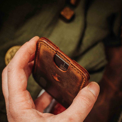 Pirate Goods Minimalist Leather Wallet - Boatswain v4 | Slim Card Holder | EDC