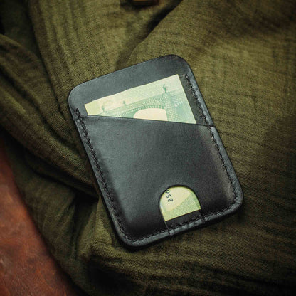 Pirate Goods Minimalist Leather Wallet - Boatswain v4 | Slim Card Holder | EDC