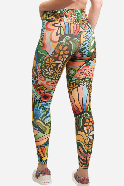 FisheWear Boho Bass High-Waisted Leggings