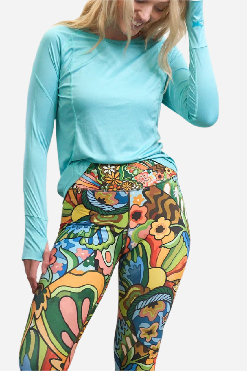 FisheWear Boho Bass High-Waisted Leggings