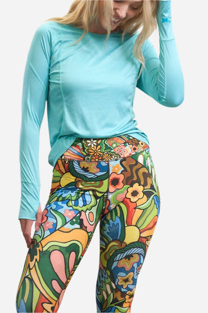 FisheWear Boho Bass High-Waisted Leggings