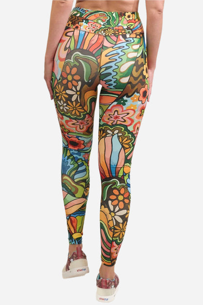FisheWear Boho Bass High-Waisted Leggings