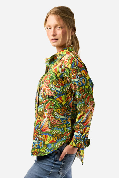 FisheWear Boho Bass Tunic Fishing Shirt