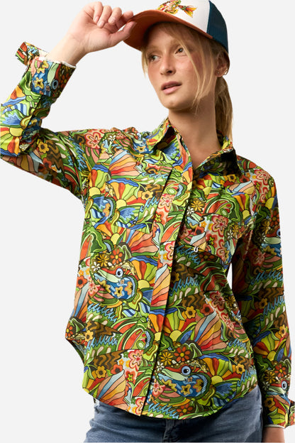 FisheWear Boho Bass Tunic Fishing Shirt
