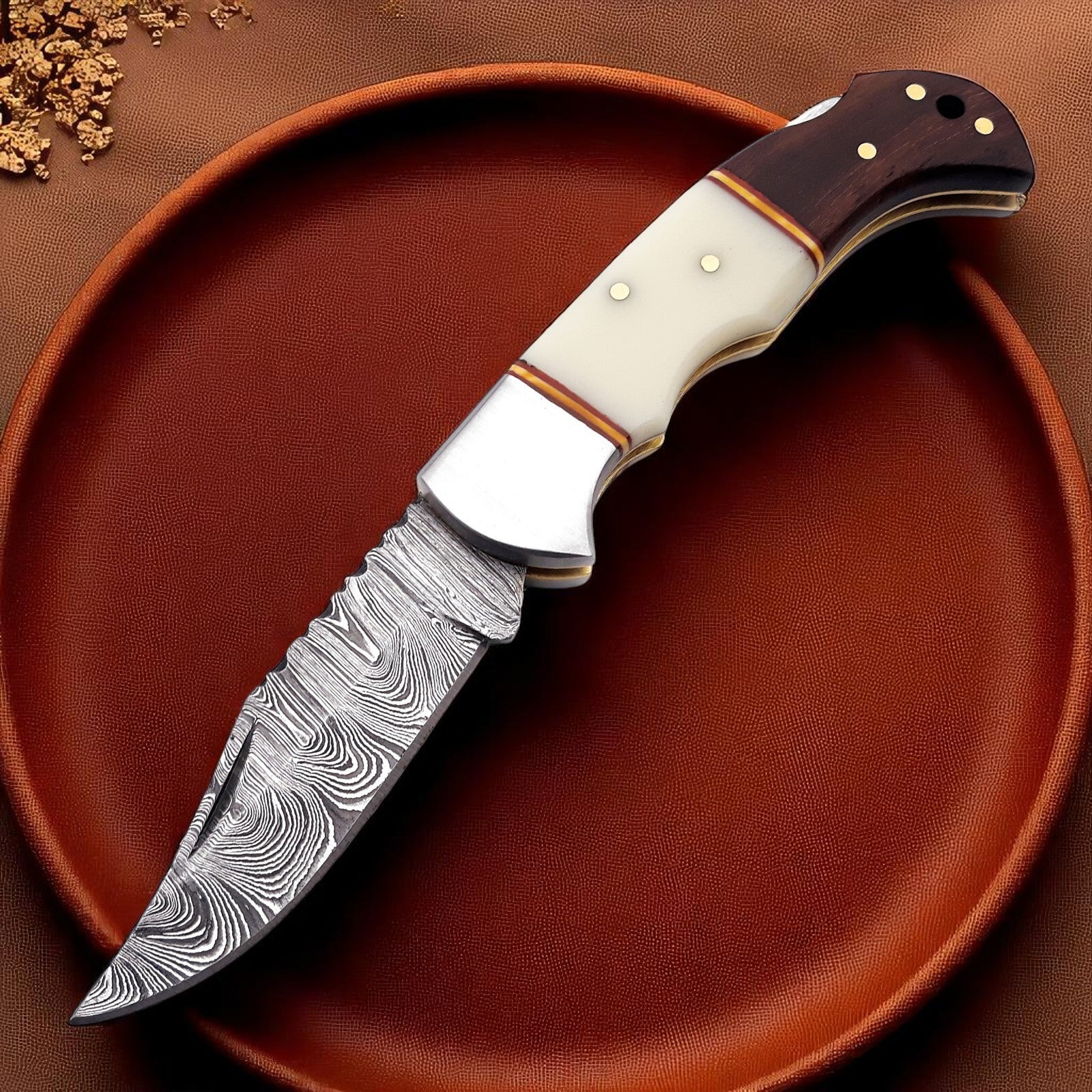 Bone Handle Pocket Knife | with Back Lock - Angler's Pro Tackle & Outdoors
