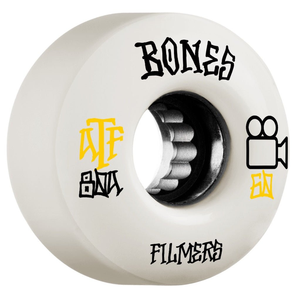 Bones ATF Filmers 60mm 80a Wheels - White (Set of 4) - Angler's Pro Tackle & Outdoors