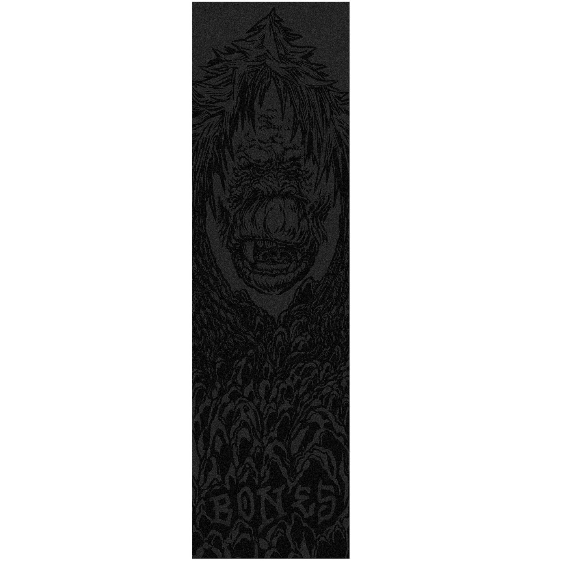 Bones Forest Face Single Sheet Griptape 9″x33″ - Black - Angler's Pro Tackle & Outdoors