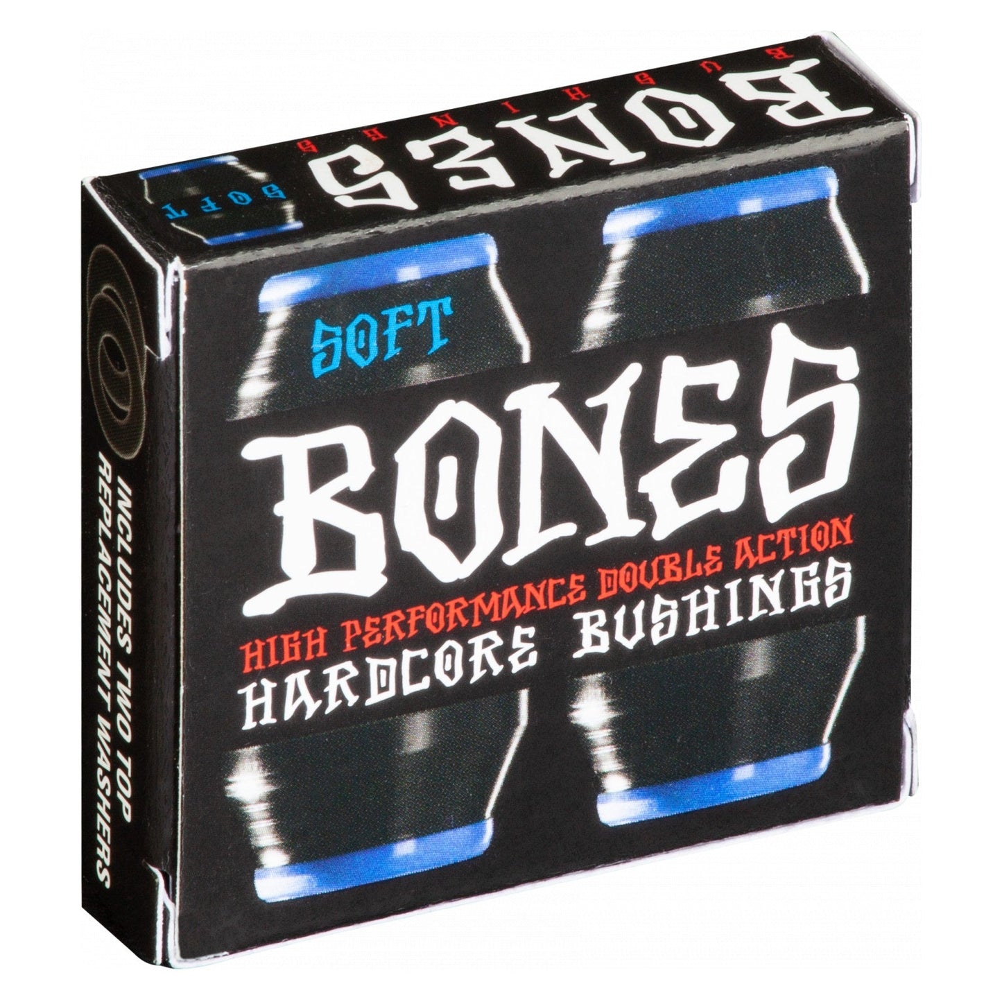 Bones Hardcore Soft Bushings 81a - Blue/Black (Set of 4) - Angler's Pro Tackle & Outdoors