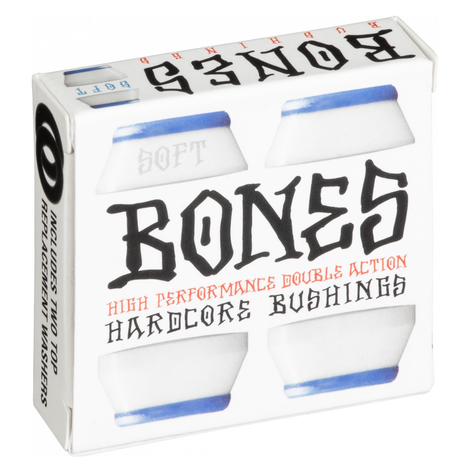 Bones Hardcore Soft Bushings 81a - Blue/White (Set of 4) - Angler's Pro Tackle & Outdoors