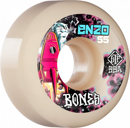 Bones STF Enzo Beerus V5 Sidecut 55mm Wheels - (Set of 4) - Angler's Pro Tackle & Outdoors
