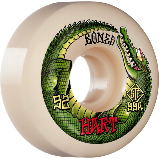 Bones STF Hart Speed Gator V5 52mm 99a Wheels - White (Set of 4) - Angler's Pro Tackle & Outdoors