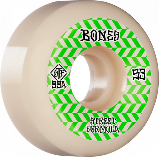 Bones STF Patterns V5 53mm 99a Wheels - White (Set of 4) - Angler's Pro Tackle & Outdoors