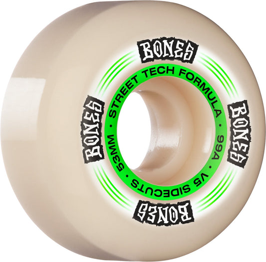 Bones STF Regulators V5 Sidecut 53mm 99a Wheels - White (Set of 4) - Angler's Pro Tackle & Outdoors