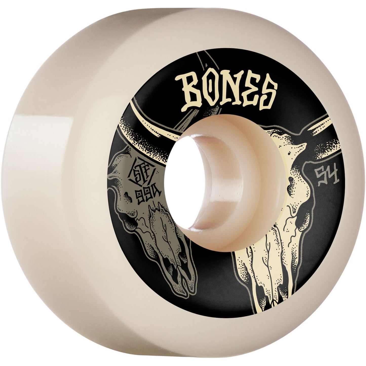 Bones STF V5 Desert Horns 54mm 99a Wheels - White (Set of 4) - Angler's Pro Tackle & Outdoors