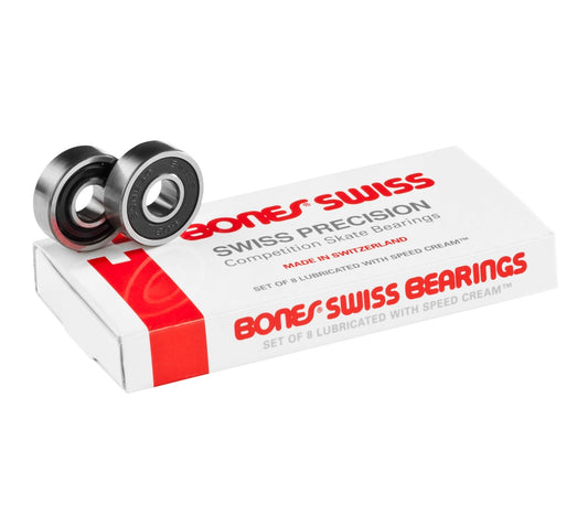 Bones Swiss Skateboard Bearings (Set of 8) - Angler's Pro Tackle & Outdoors