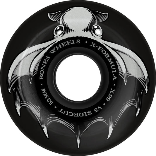 Bones X - Formula Dark Waters V5 Sidecut 52mm 99a Wheels - Black (Set of 4) - Angler's Pro Tackle & Outdoors