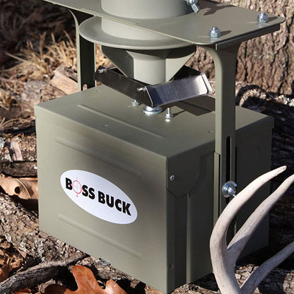 Boss Buck 12 - Volt High Torque Motor Hunting Game Feeder w/ Timer Holder (2 Pack) - Angler's Pro Tackle & Outdoors