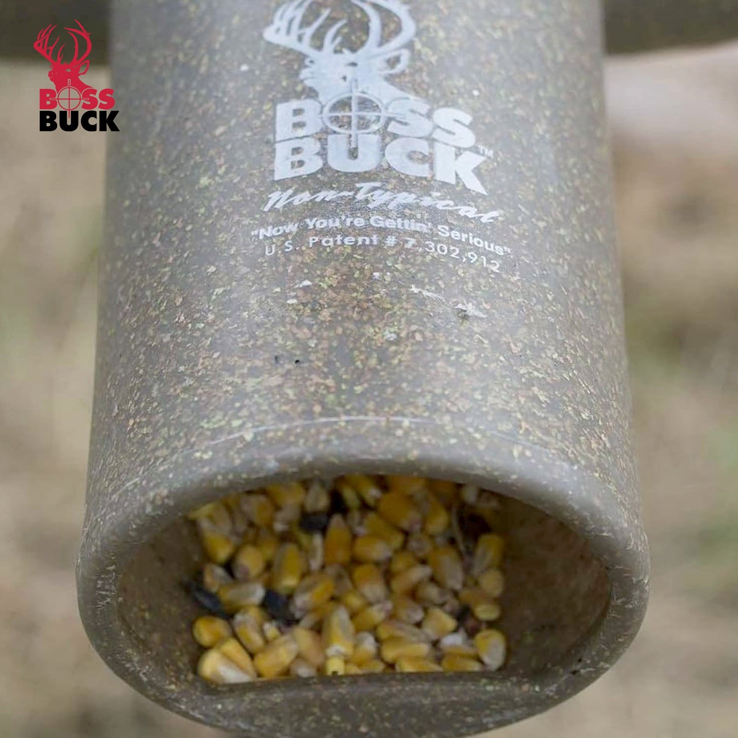 Boss Buck BB-1.10 Hunting Game Feeder with 3 10-Inch Feed Ports