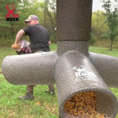 Boss Buck BB-1.10 Hunting Game Feeder with 3 10-Inch Feed Ports