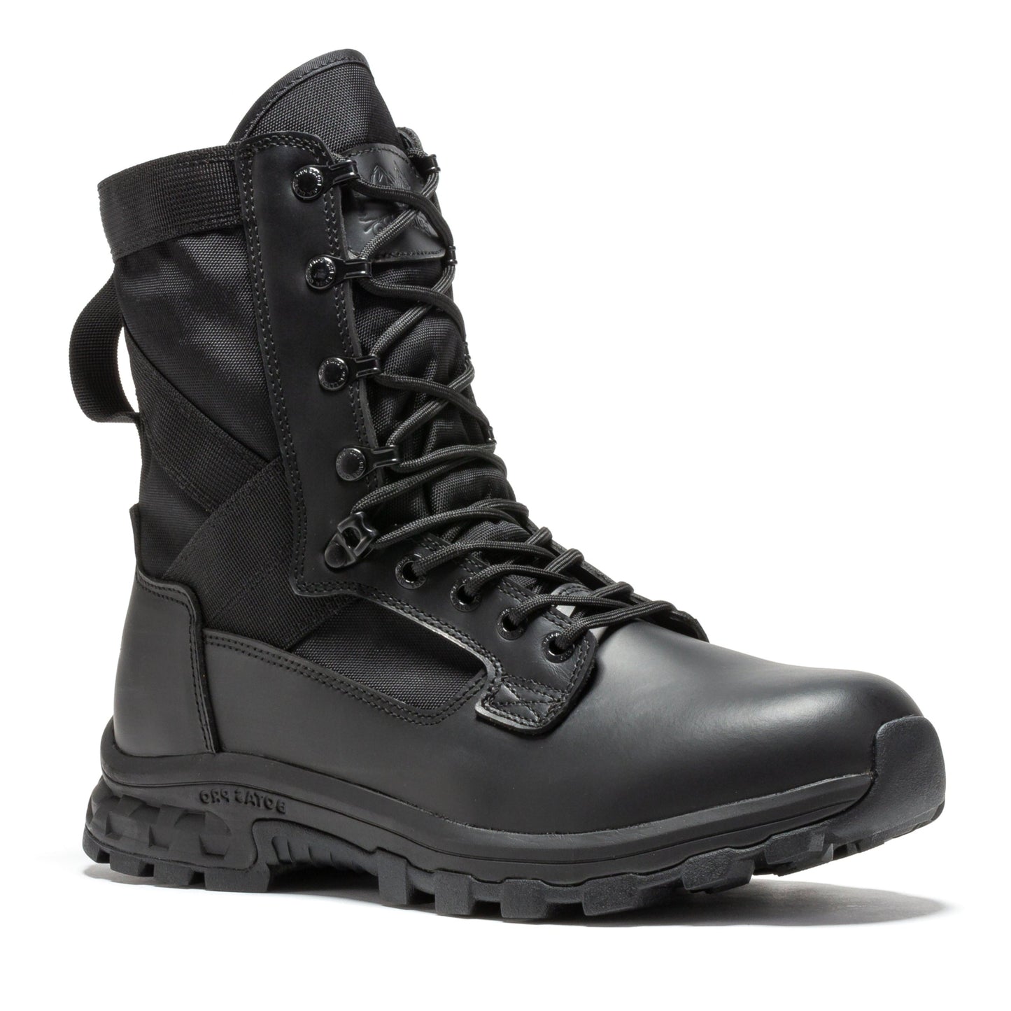RockRooster Botas Pro Black Men's 8 inch Side Zipper Military Tactical Boots BP401BK