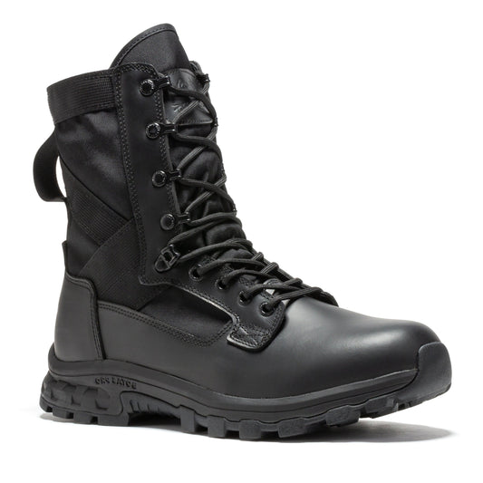 RockRooster Botas Pro Black Men's 8 inch Side Zipper Military Tactical Boots BP401BK