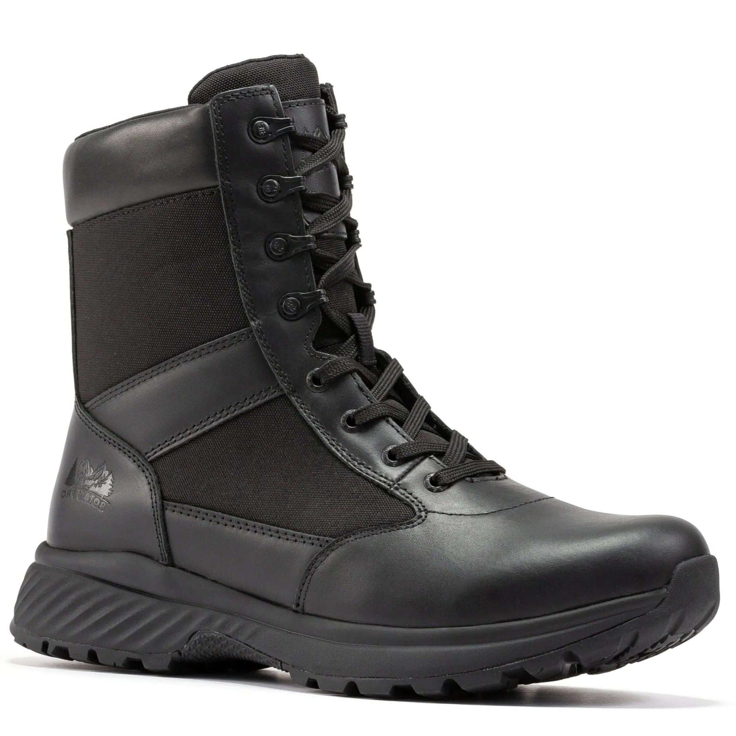 RockRooster Botas Pro Black Men's 8 inch Side Zipper Military Tactical Boots BP703