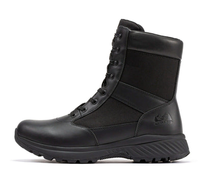 RockRooster Botas Pro Black Men's 8 inch Side Zipper Military Tactical Boots BP703