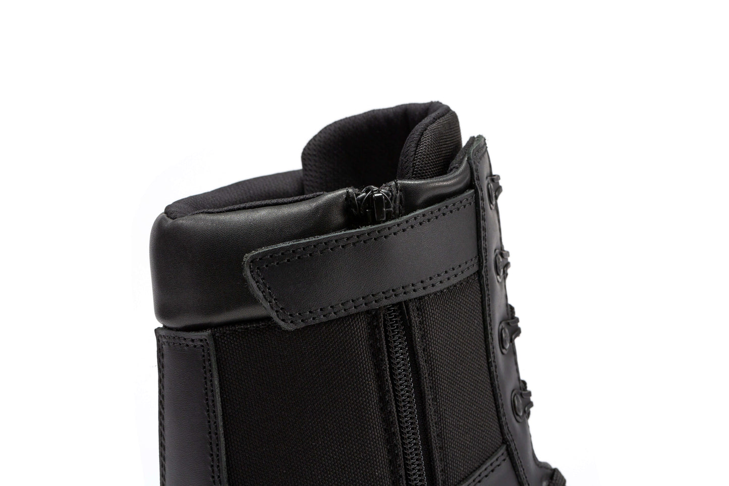 RockRooster Botas Pro Black Men's 8 inch Side Zipper Military Tactical Boots BP703
