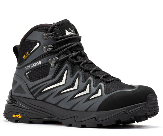 RockRooster Botas Pro Metallic 6 Inch Waterproof Hiking Boots with VIBRAM® Traction Lug Outsole  BP22110