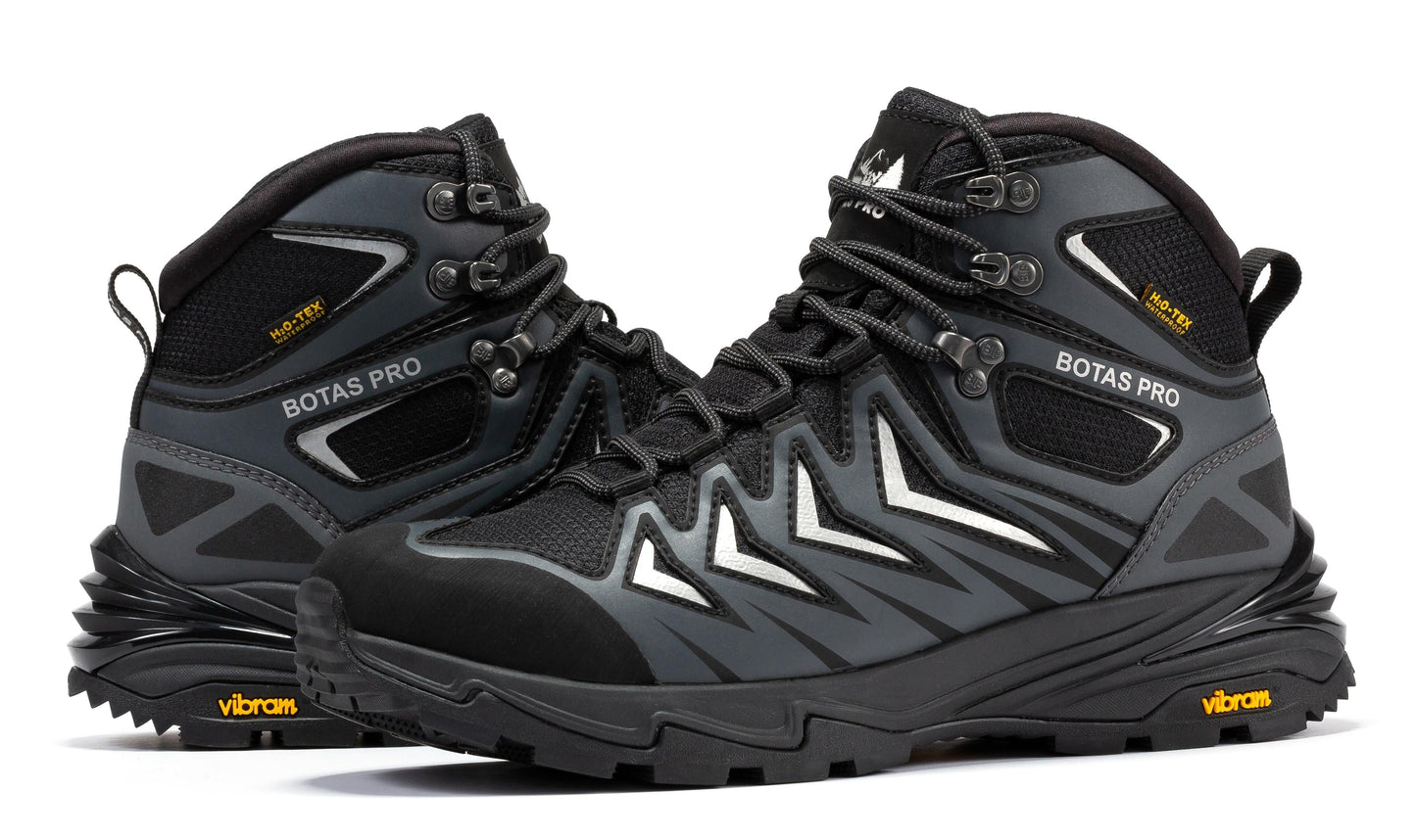 RockRooster Botas Pro Metallic 6 Inch Waterproof Hiking Boots with VIBRAM® Traction Lug Outsole  BP22110