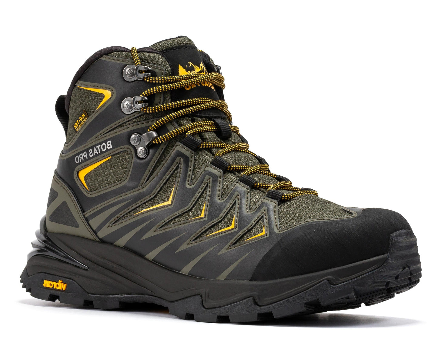RockRooster Botas Pro Metallic Green 6 Inch Waterproof Hiking Boots with VIBRAM® Traction Lug Outsole  BP22111