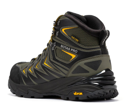 RockRooster Botas Pro Metallic Green 6 Inch Waterproof Hiking Boots with VIBRAM® Traction Lug Outsole  BP22111