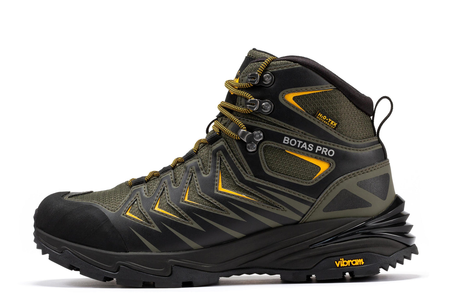 RockRooster Botas Pro Metallic Green 6 Inch Waterproof Hiking Boots with VIBRAM® Traction Lug Outsole  BP22111