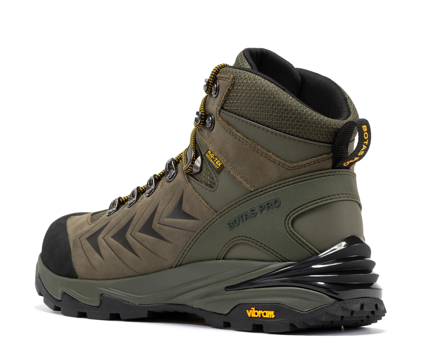 RockRooster Botas Pro Olive 6 Inch Waterproof Hiking Boots with VIBRAM® Traction Lug Outsole  BP22123