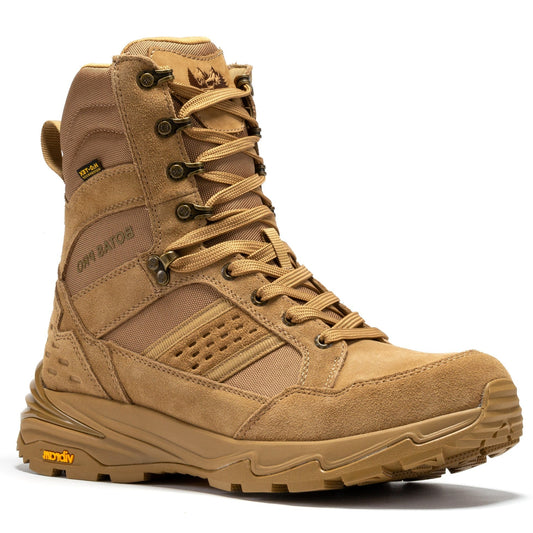 RockRooster Botas Pro Sand 8 Inch Waterproof Tactical Boots with VIBRAM® Traction Lug Outsole  BP22810