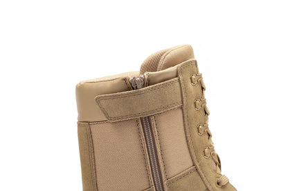 RockRooster Botas Pro Sand Men's 8 inch Side Zipper Military Tactical Boots BP701