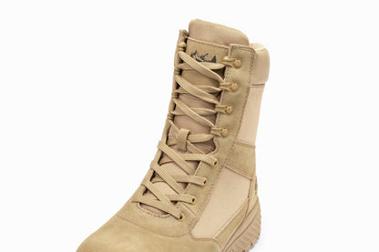 RockRooster Botas Pro Sand Men's 8 inch Side Zipper Military Tactical Boots BP701