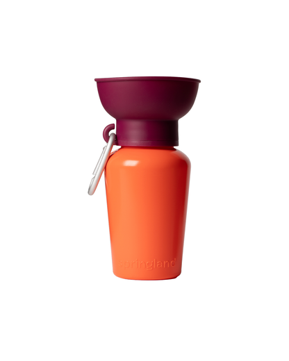 Springland Pets 20oz Flip Dog Travel Water Bottle