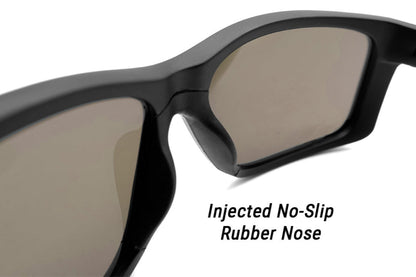 Detour Sunglasses Breach - Matte Black - Jet Black Polarized ANSI Z87+