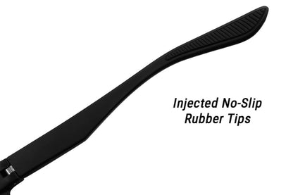Detour Sunglasses Breach - Matte Black - Jet Black Polarized ANSI Z87+