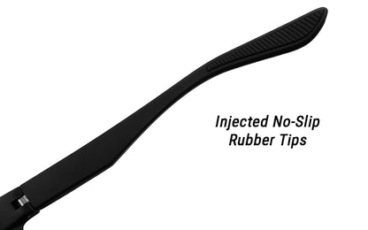 Detour Sunglasses Breach - Matte Black - Red Sunset Polarized ANSI Z87+