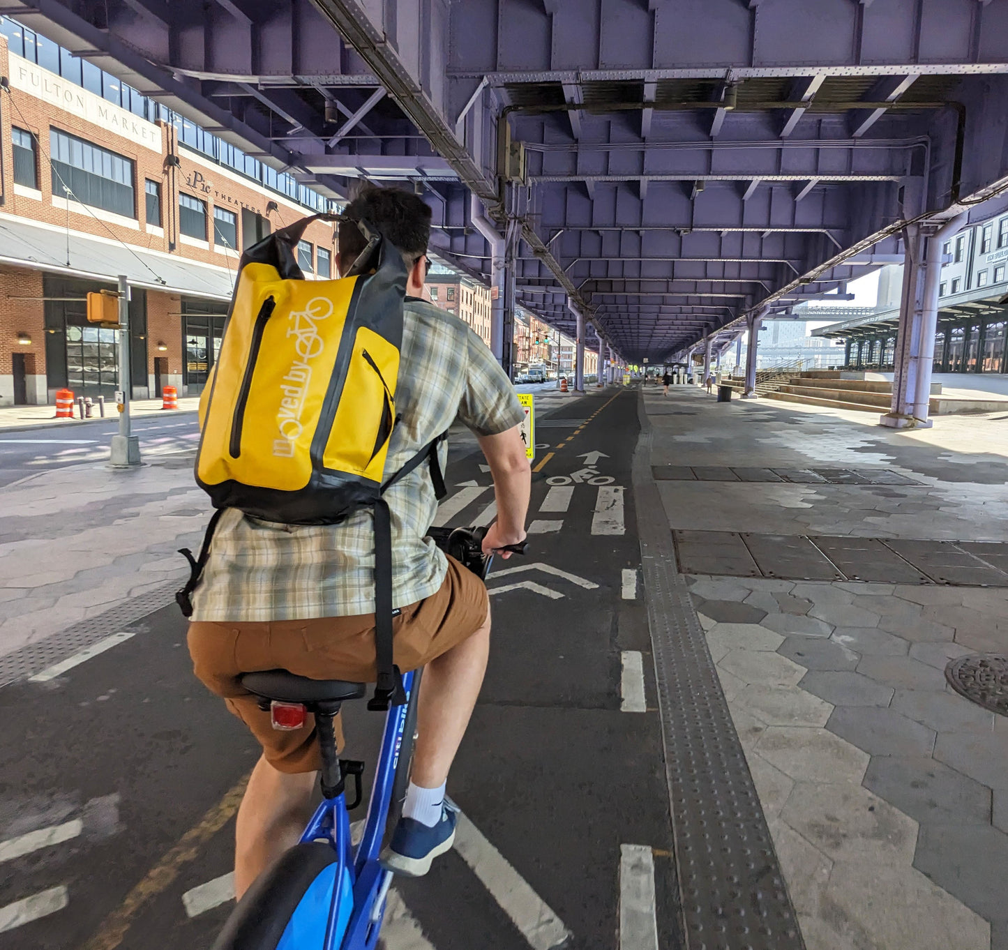 Moved By Bikes Dry Bag Backpack