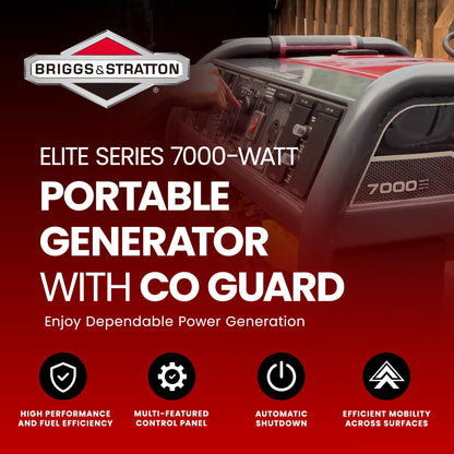 Briggs and Stratton Elite Series 7000 Watt Portable Generator with CO Guard - Angler's Pro Tackle & Outdoors