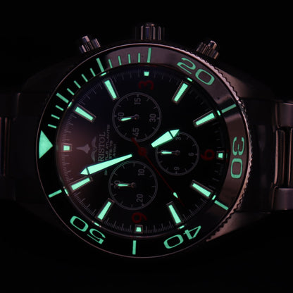 Bristol Aviator Watches Space Shuttle Atlantis Tribute - Stainless Steel, White Dial - Angler's Pro Tackle & Outdoors