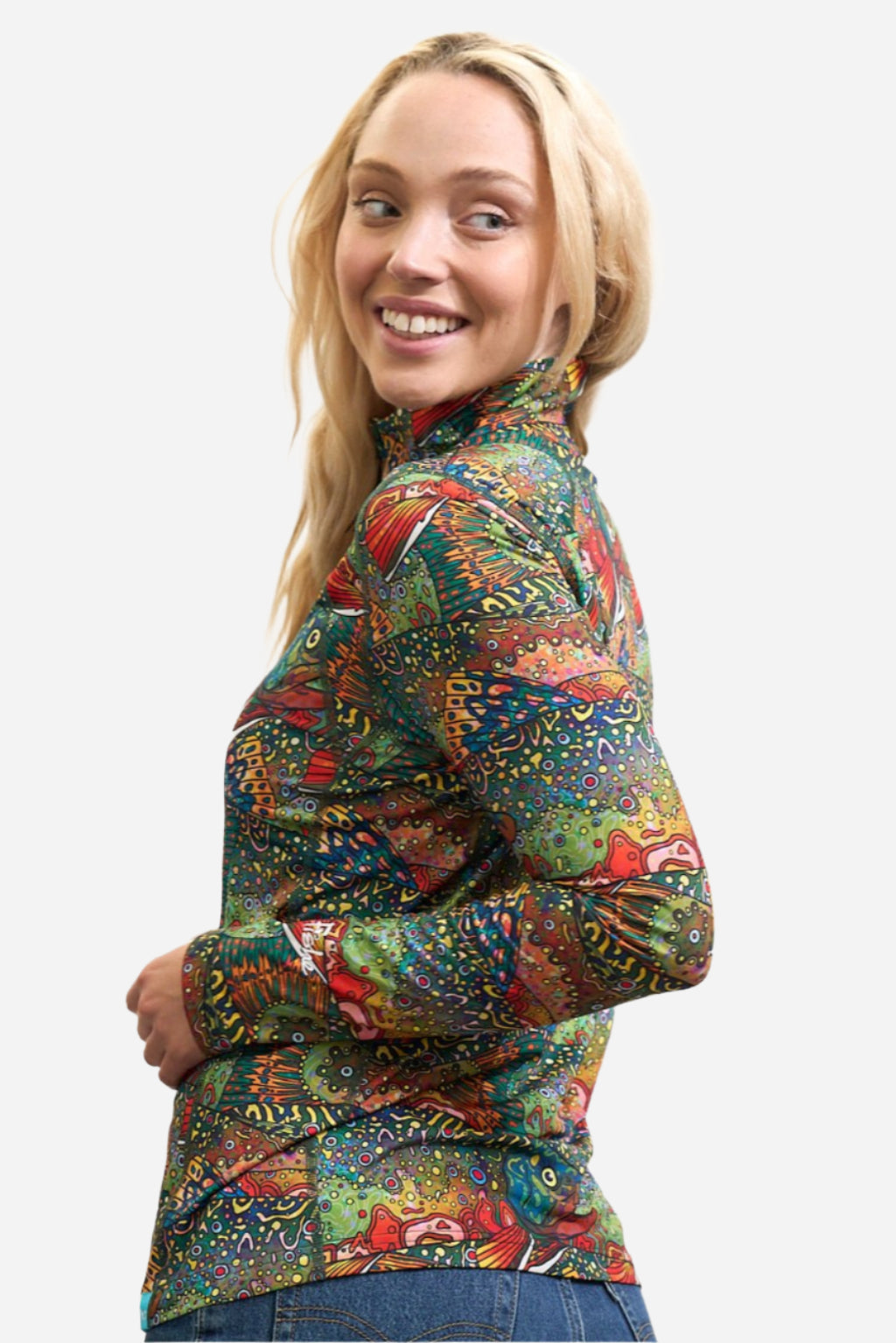 FisheWear Brookie 1/4 Zip Sunshirt