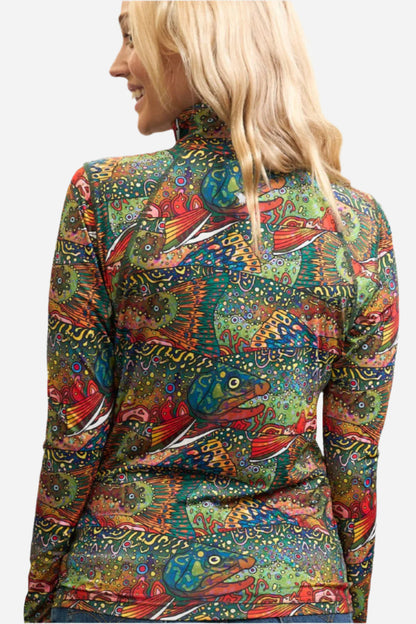 FisheWear Brookie 1/4 Zip Sunshirt