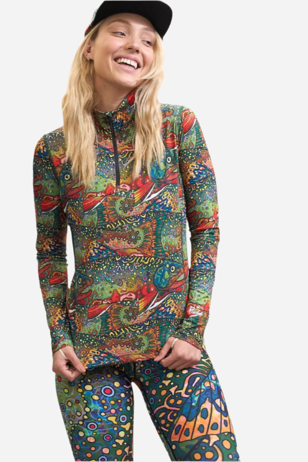 FisheWear Brookie 1/4 Zip Sunshirt