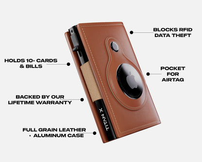 TITAN X Airtag Trifold Edition