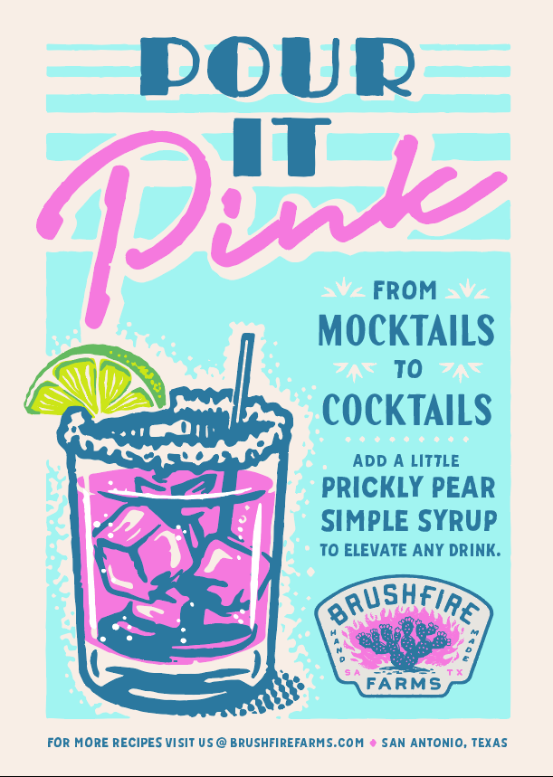 Brushfire Farms Prickly Pear Simple Syrup - Angler's Pro Tackle & Outdoors