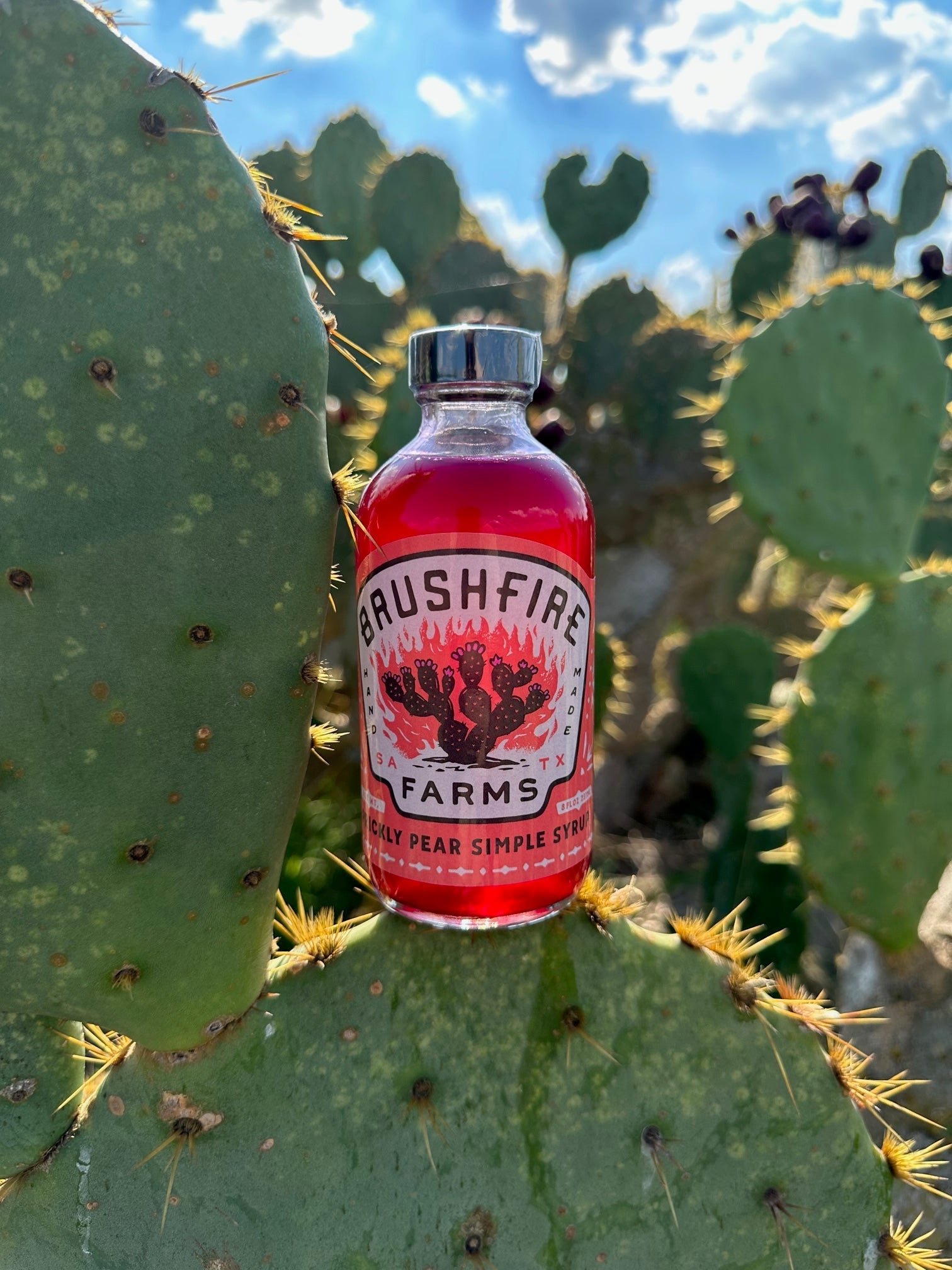 Brushfire Farms Prickly Pear Simple Syrup - Angler's Pro Tackle & Outdoors